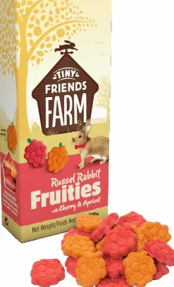 Gnagargodis Tiny Friends Rabbit Fruities Cherry/Apricot 120g>Tiny Friends Farm Clearance