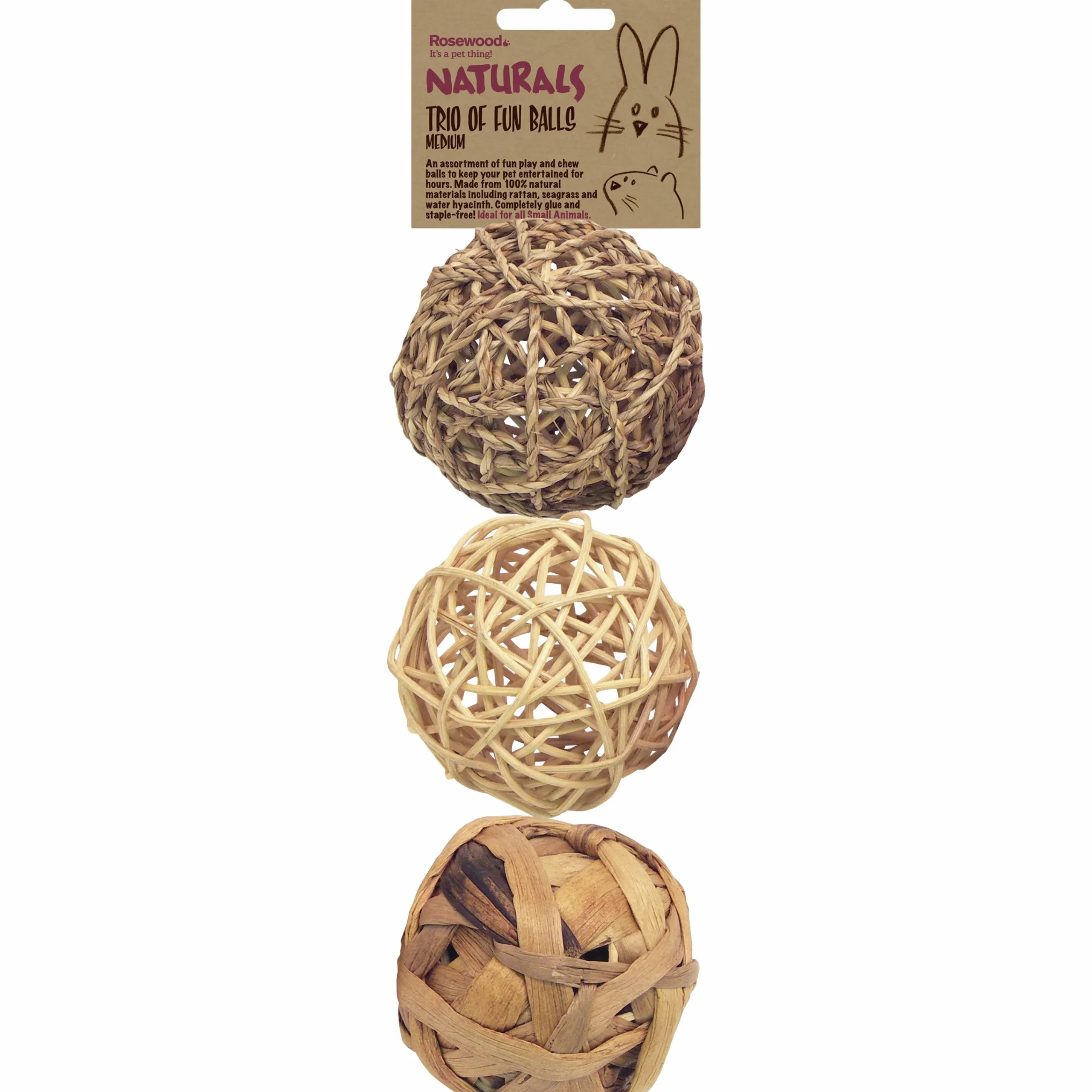 Gnagarleksak Boll M 3-p>Rosewood Hot