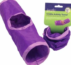 Gnagarleksak Crinkle Tunnel S 28cm>Rosewood Hot
