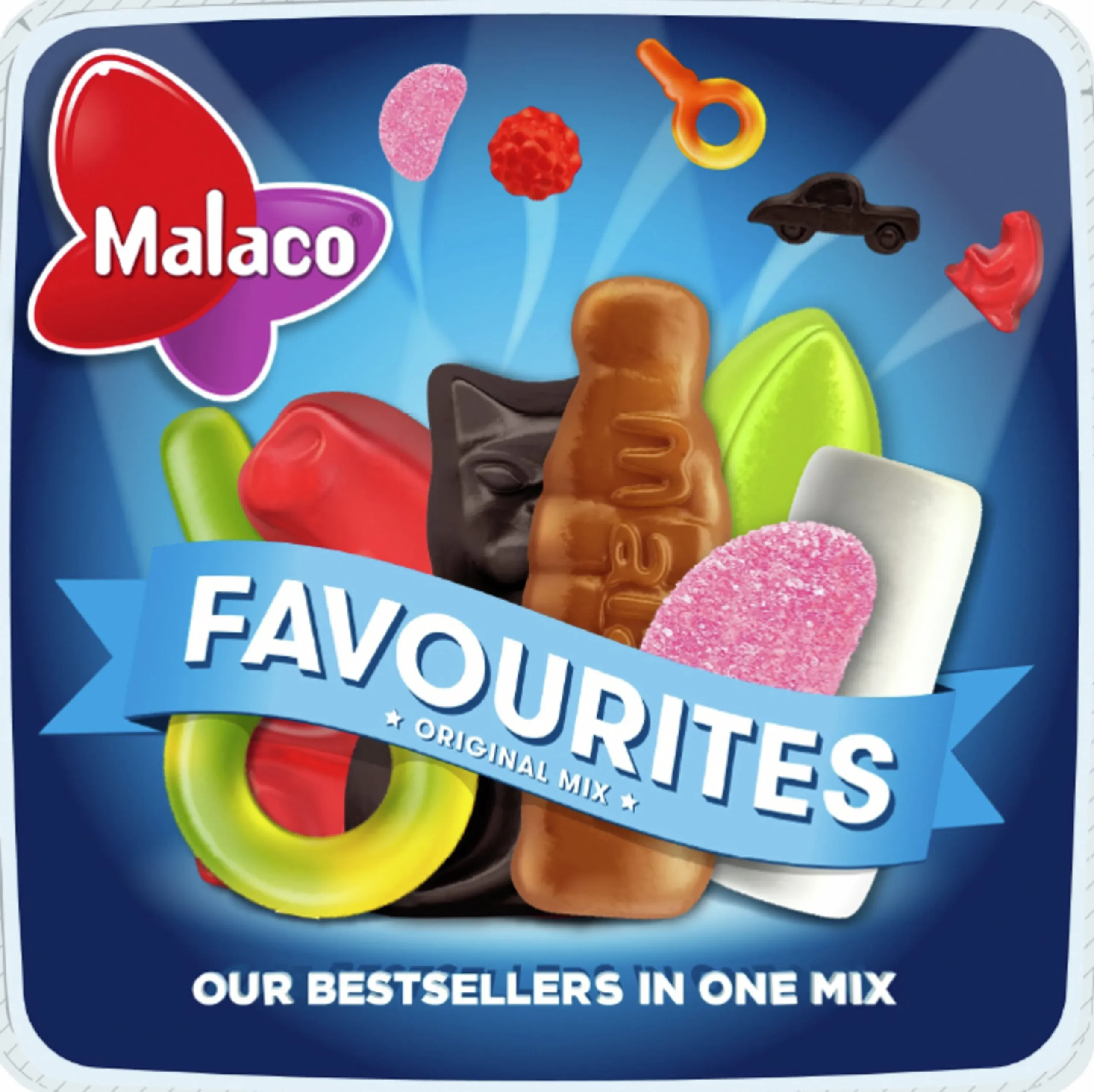 Godis Favorit 900g>Malaco New