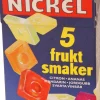 Godis Nickel Frukt 115g>Sockerbageriet Hot