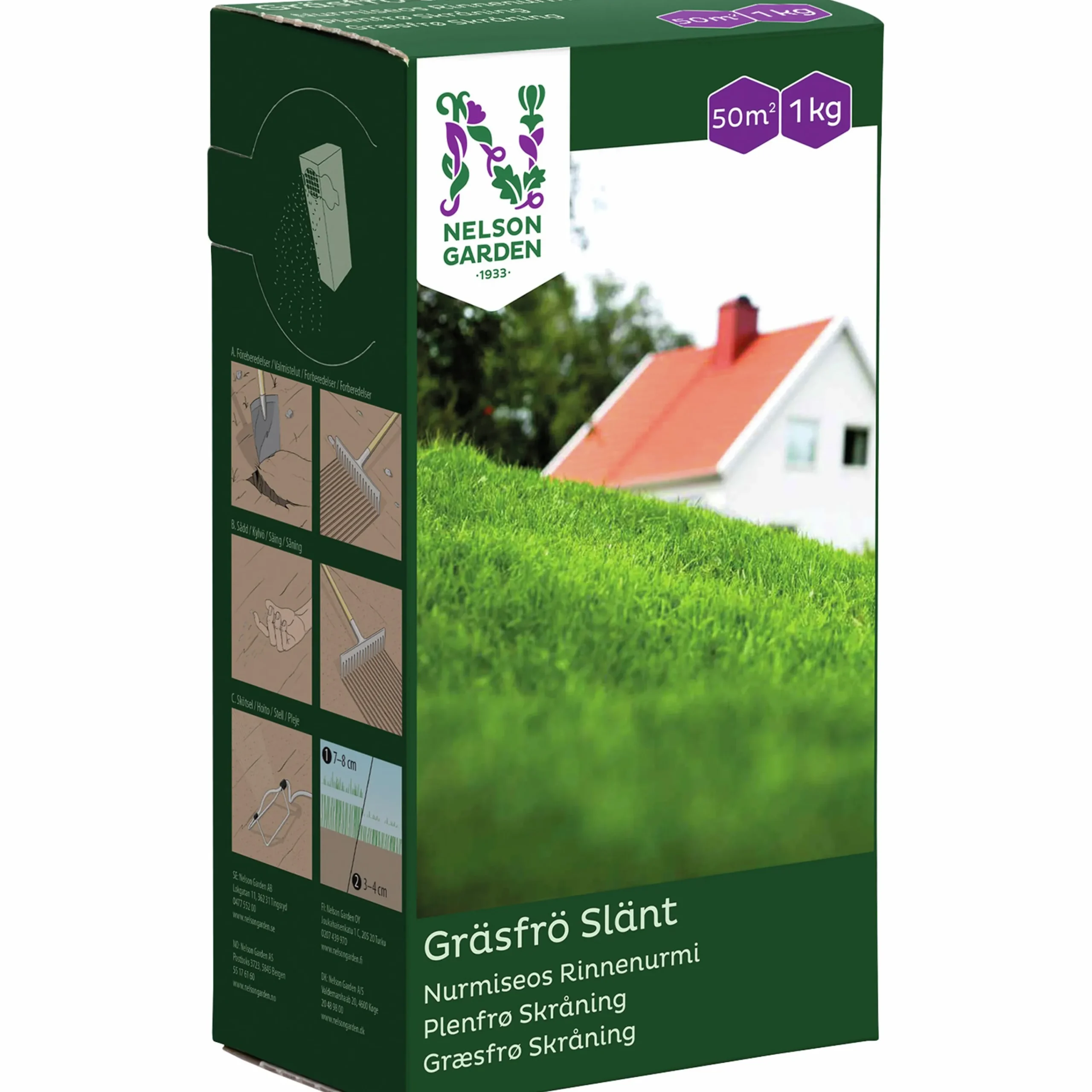 Gräsfrö Slänt 1kg>Nelson Garden Discount