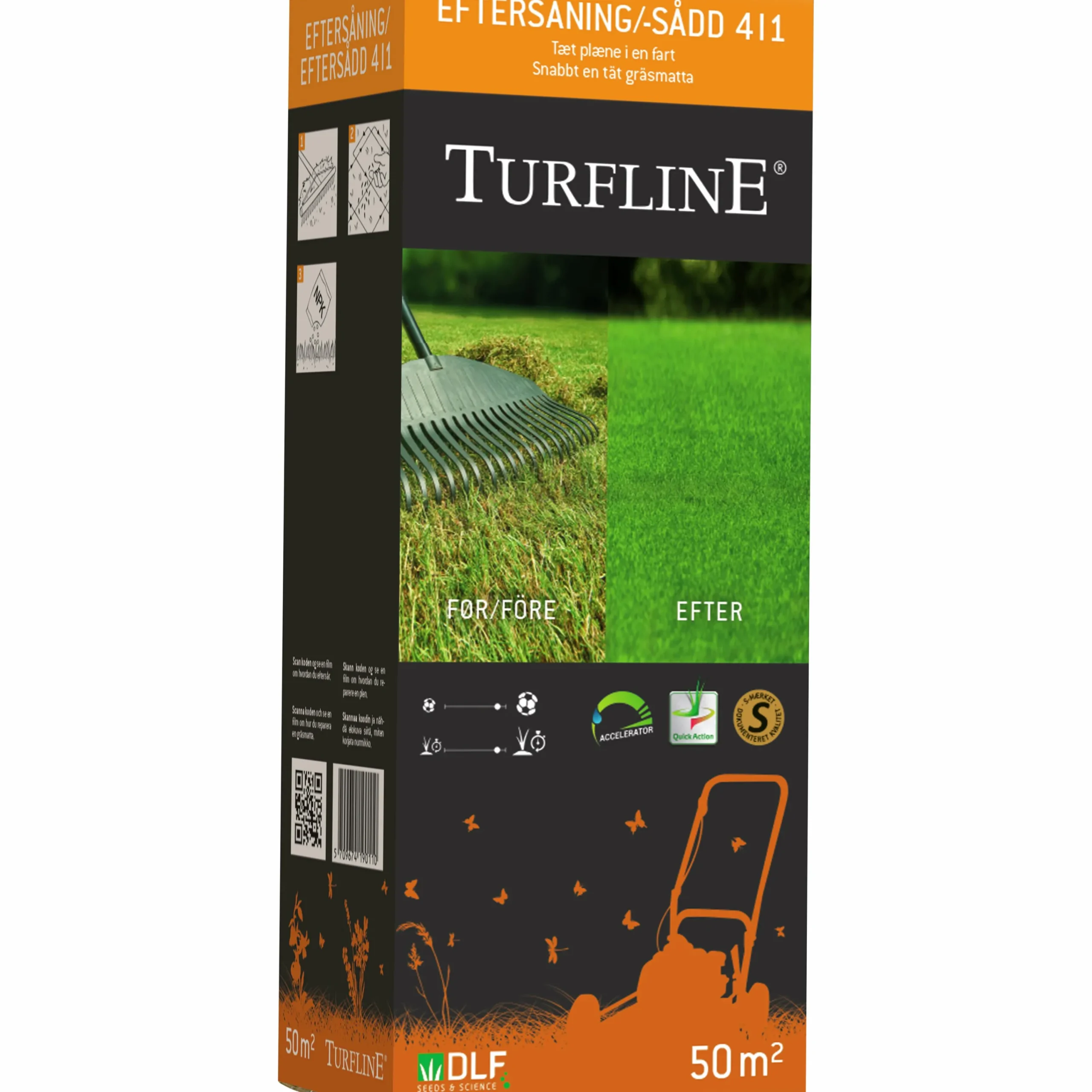 Gräsfrö Eftersådd 4-i-1 1kg>Turfline New