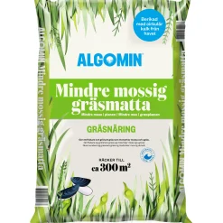 Gräsgödsel Mindre Mossig Gräsmatta 13kg>Algomin
