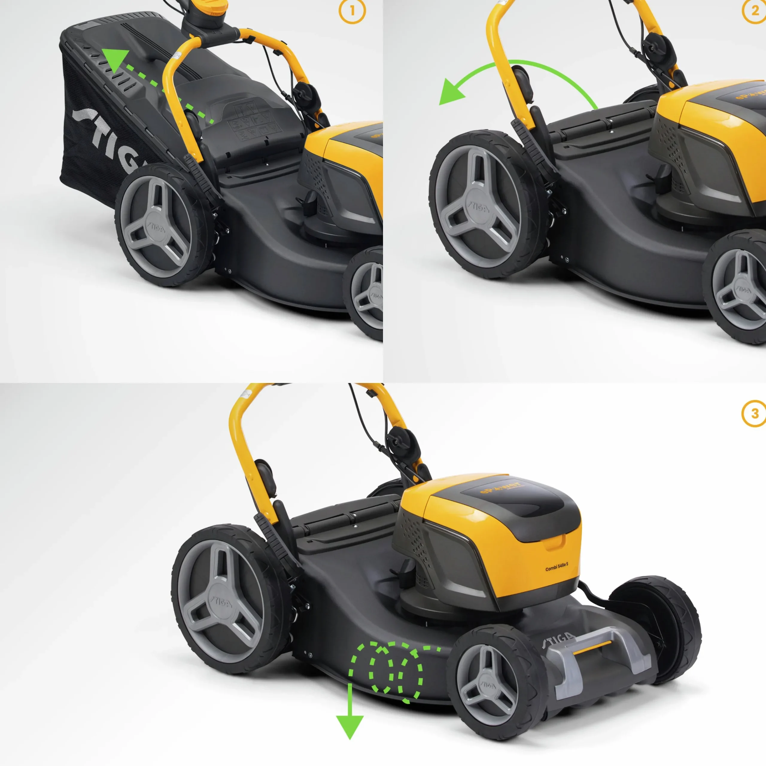 Gräsklippare Combi 548e S Kit 48V>Stiga