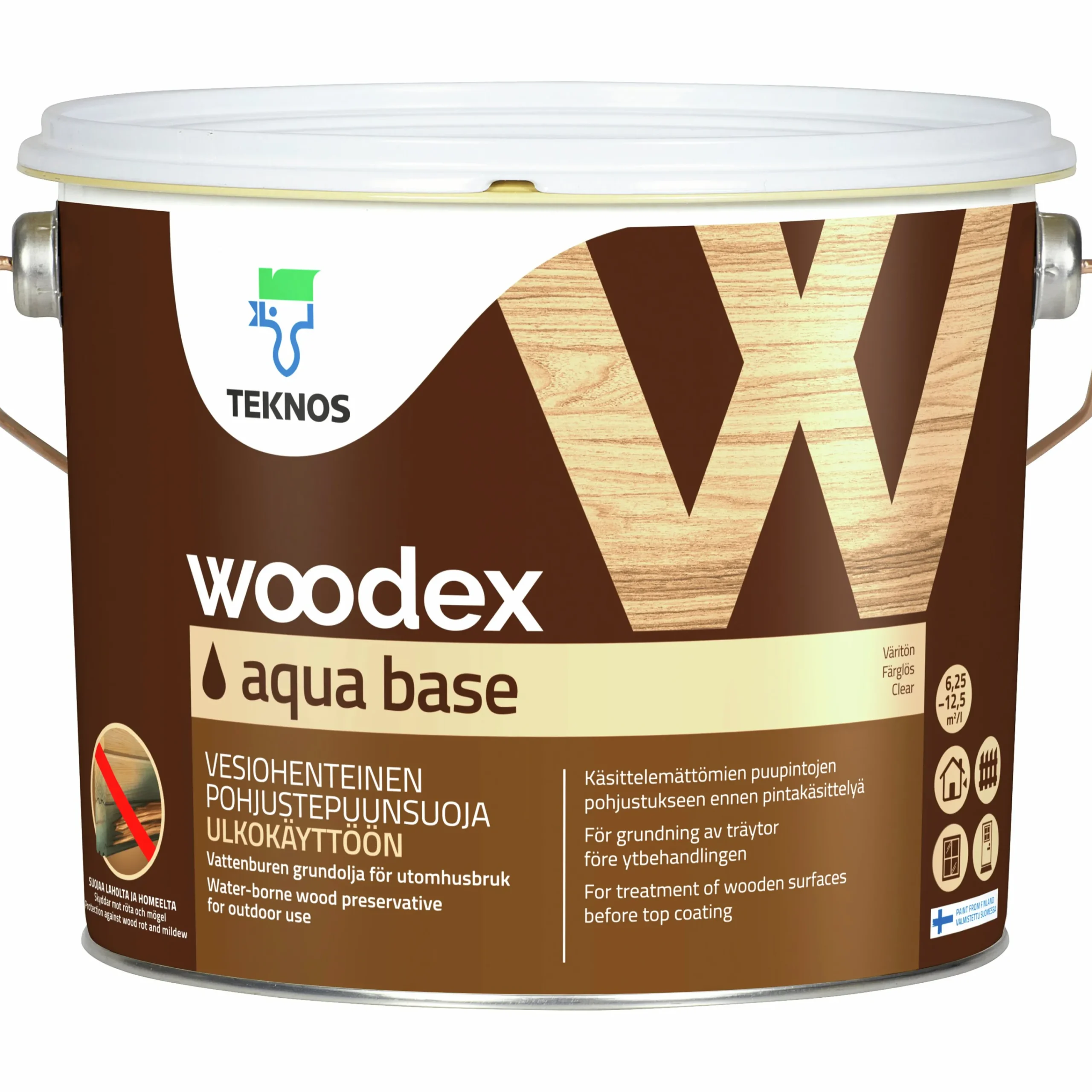 Grundolja Woodex Aqua Base 3L>Teknos Sale