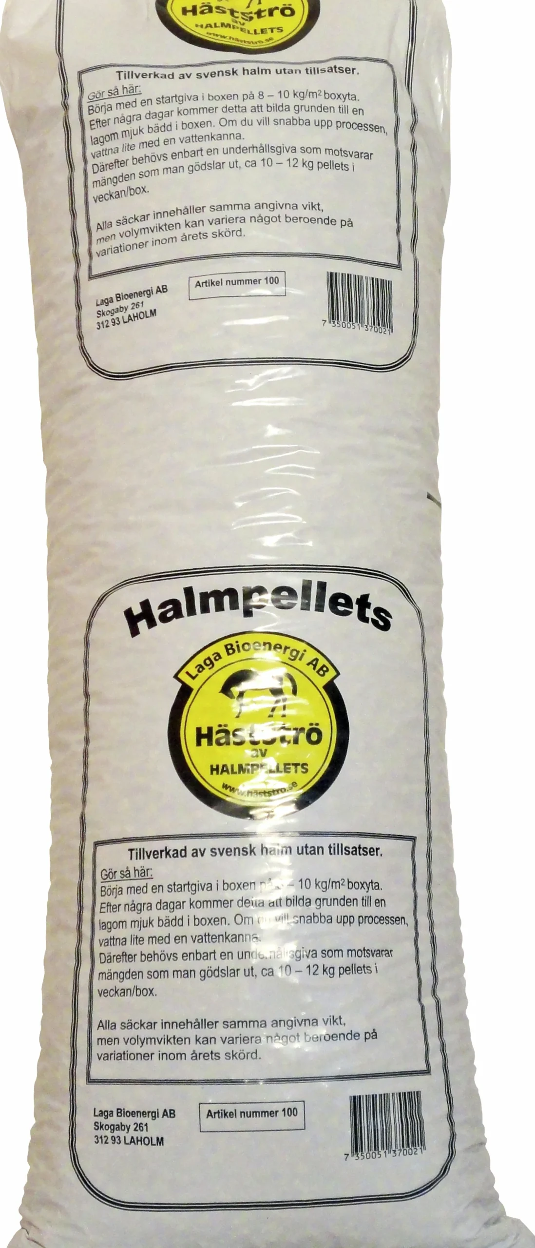 Halmpellets Helpall 60x13kg (hemleverans)>Laga Bioenergi Sale