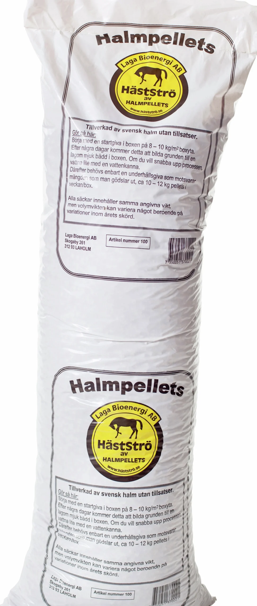 Halmpellets Helpall 60x13kg (hemleverans)>Laga Bioenergi Sale