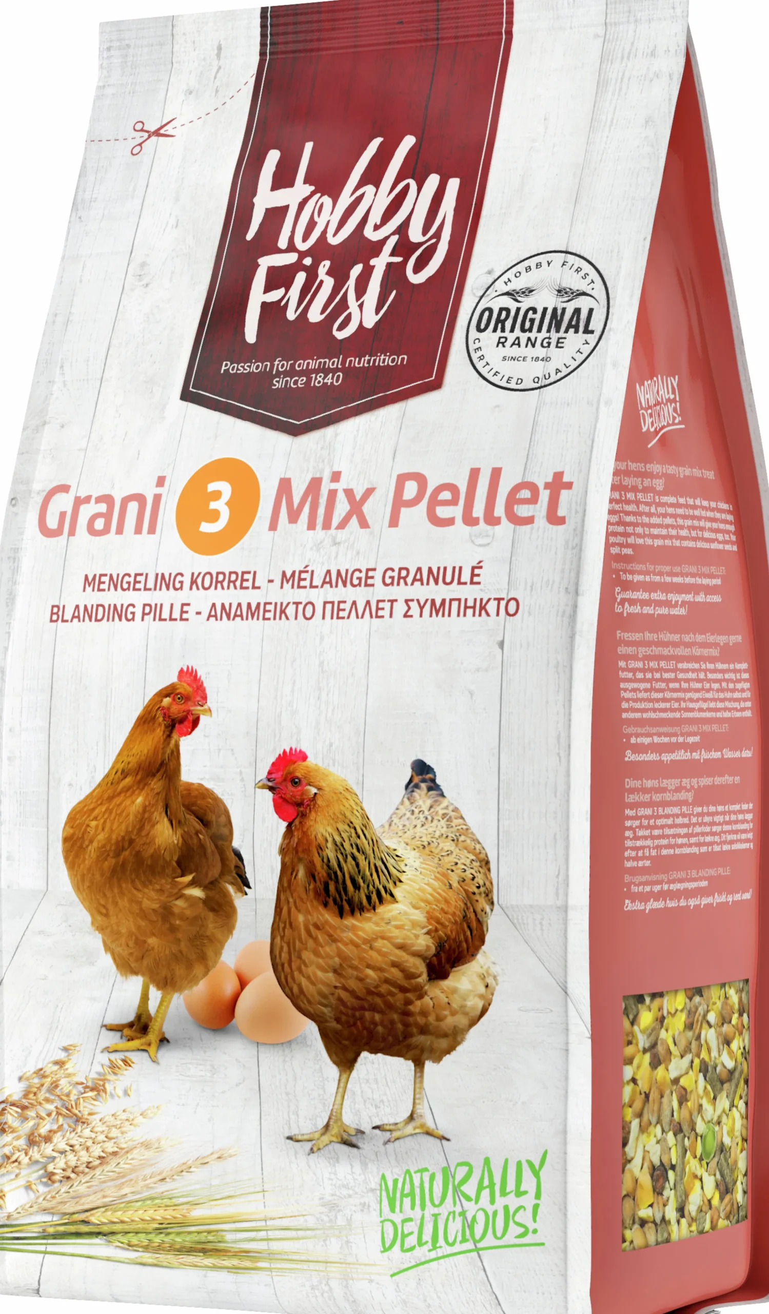 Hönsfoder Grani 3 Mix Pellets 4kg>HobbyFirst Sale