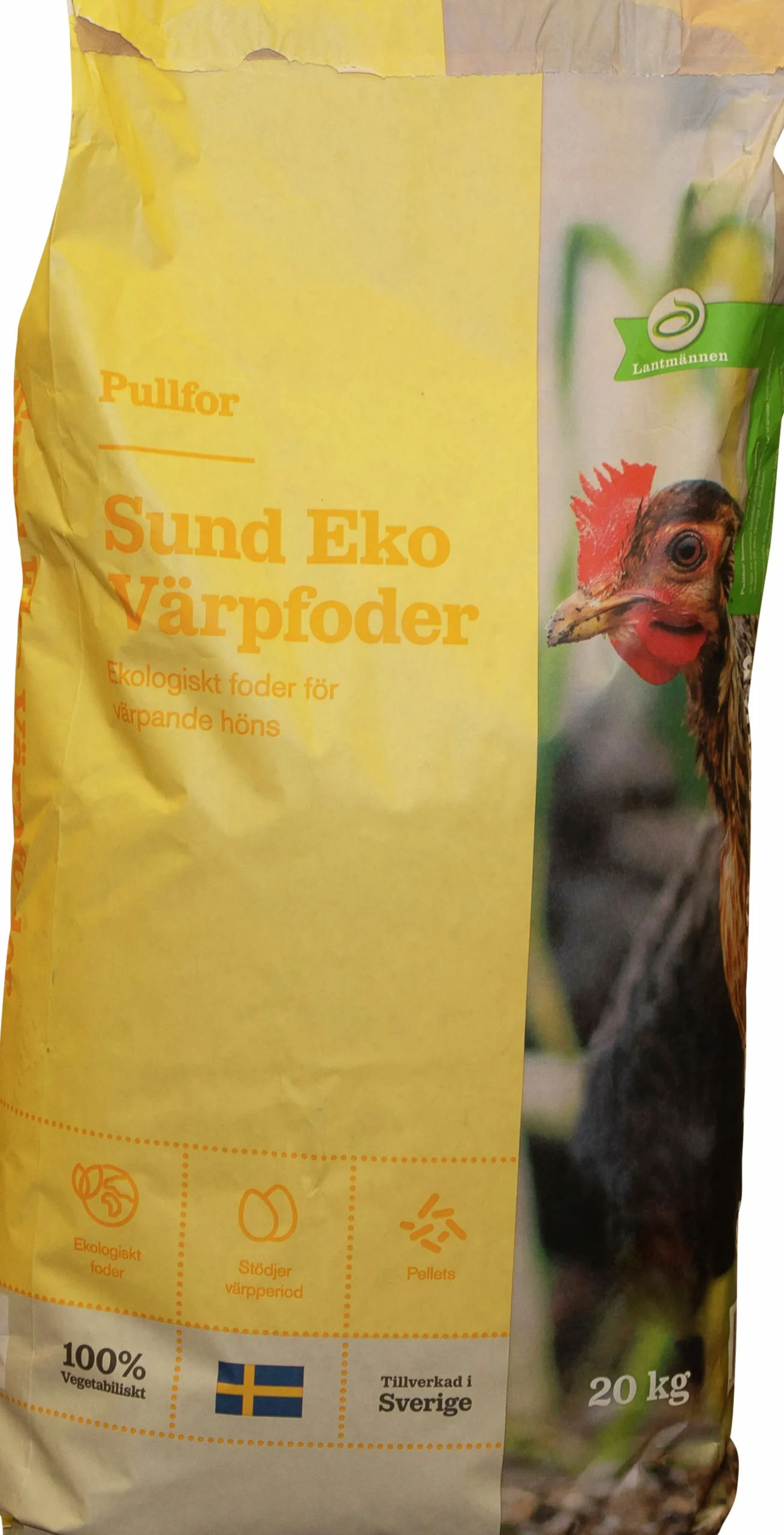 Hönsfoder Sund Eko Värp Pelletskross 20kg>Lantmännen Hot