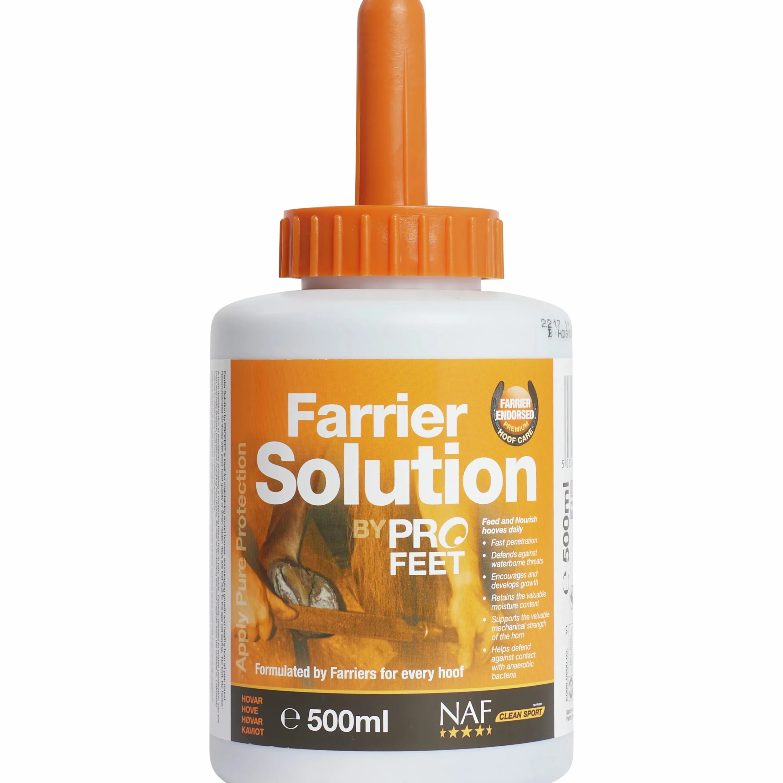 Hovgel ProFeet Farrier Solution 500ml>NAF