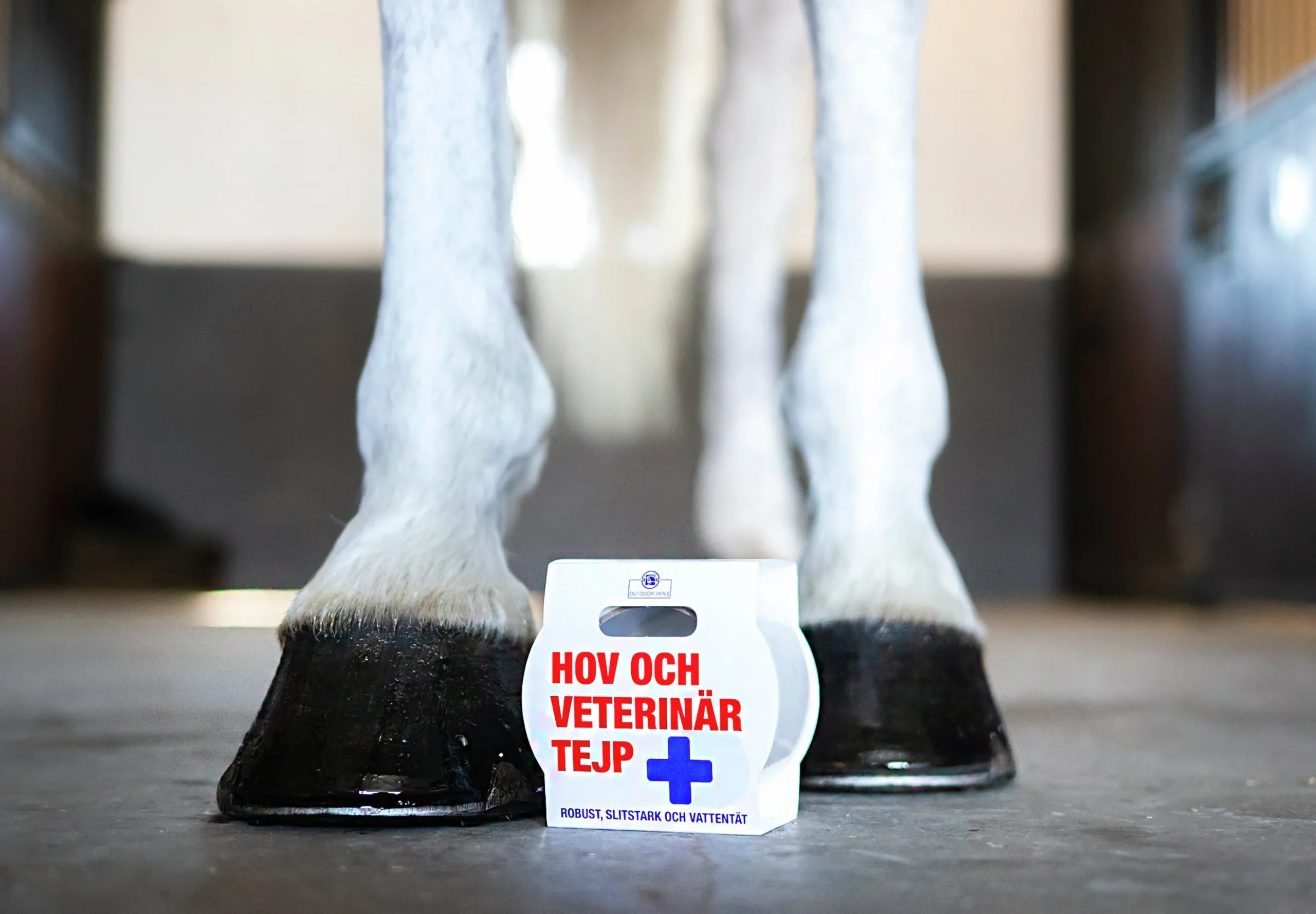Hov- och Veterinärtejp Vit 18m>Outdoor tapes Online