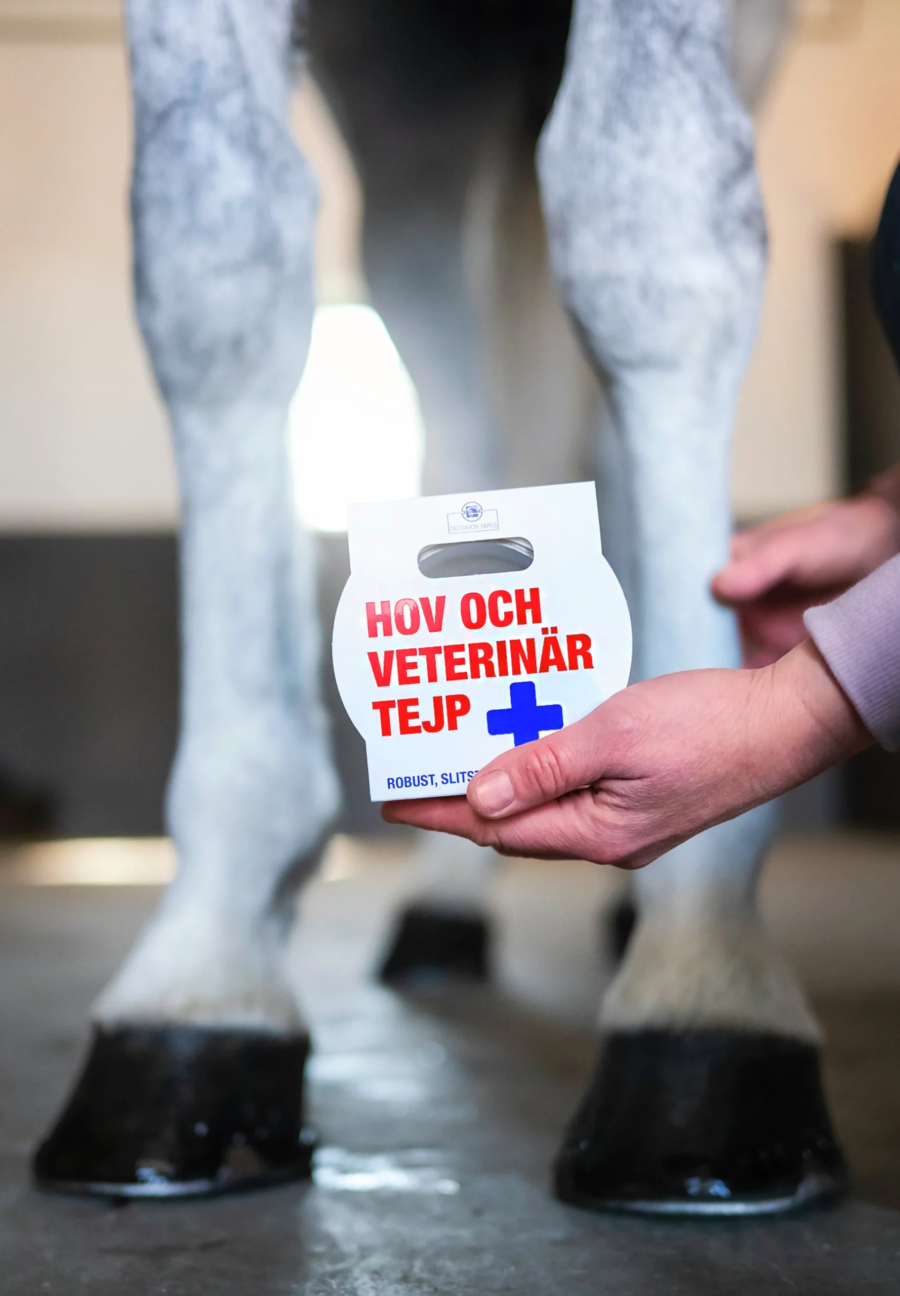 Hov- och Veterinärtejp Vit 18m>Outdoor tapes Online