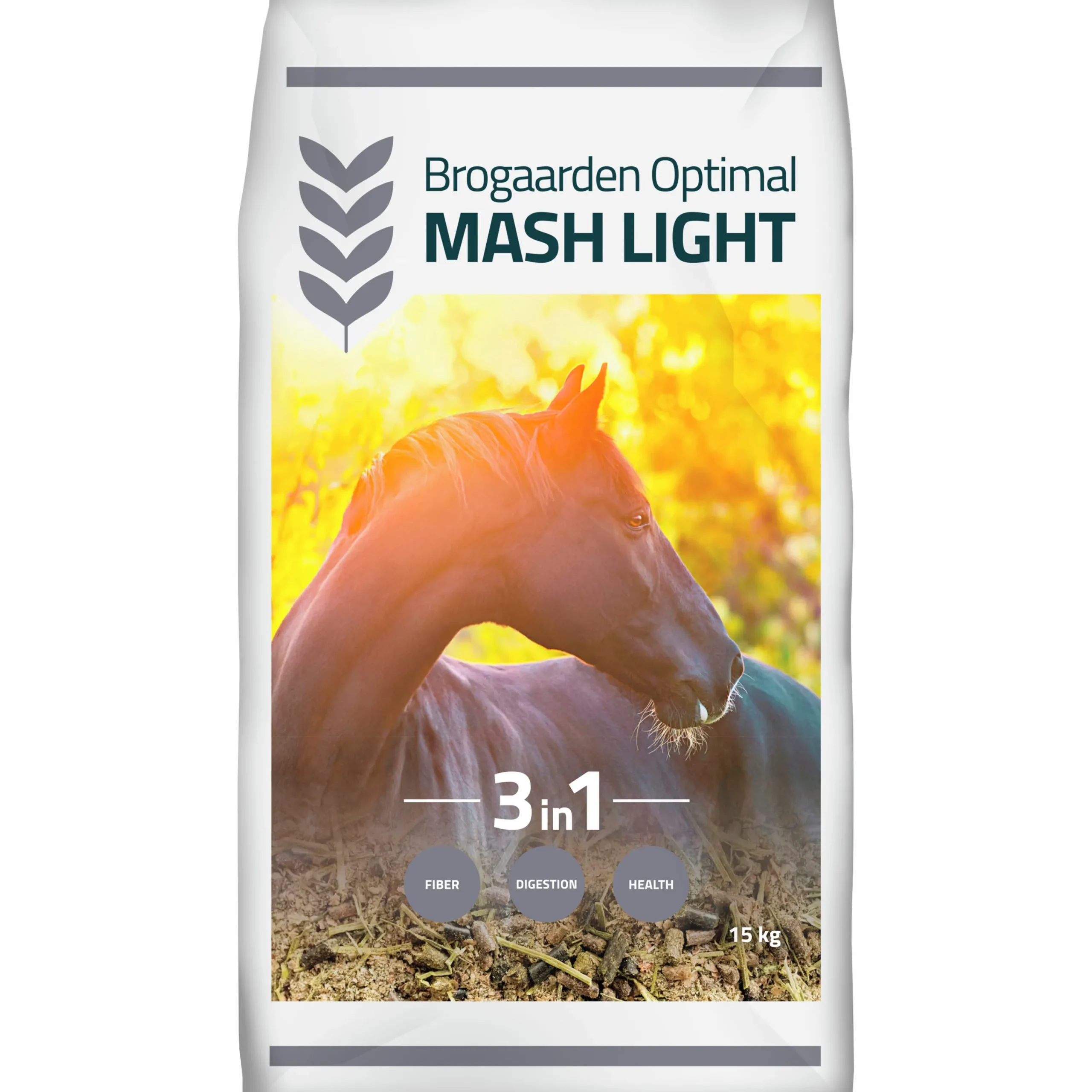 Hästfoder Mash Light 15kg>Brogaarden Discount