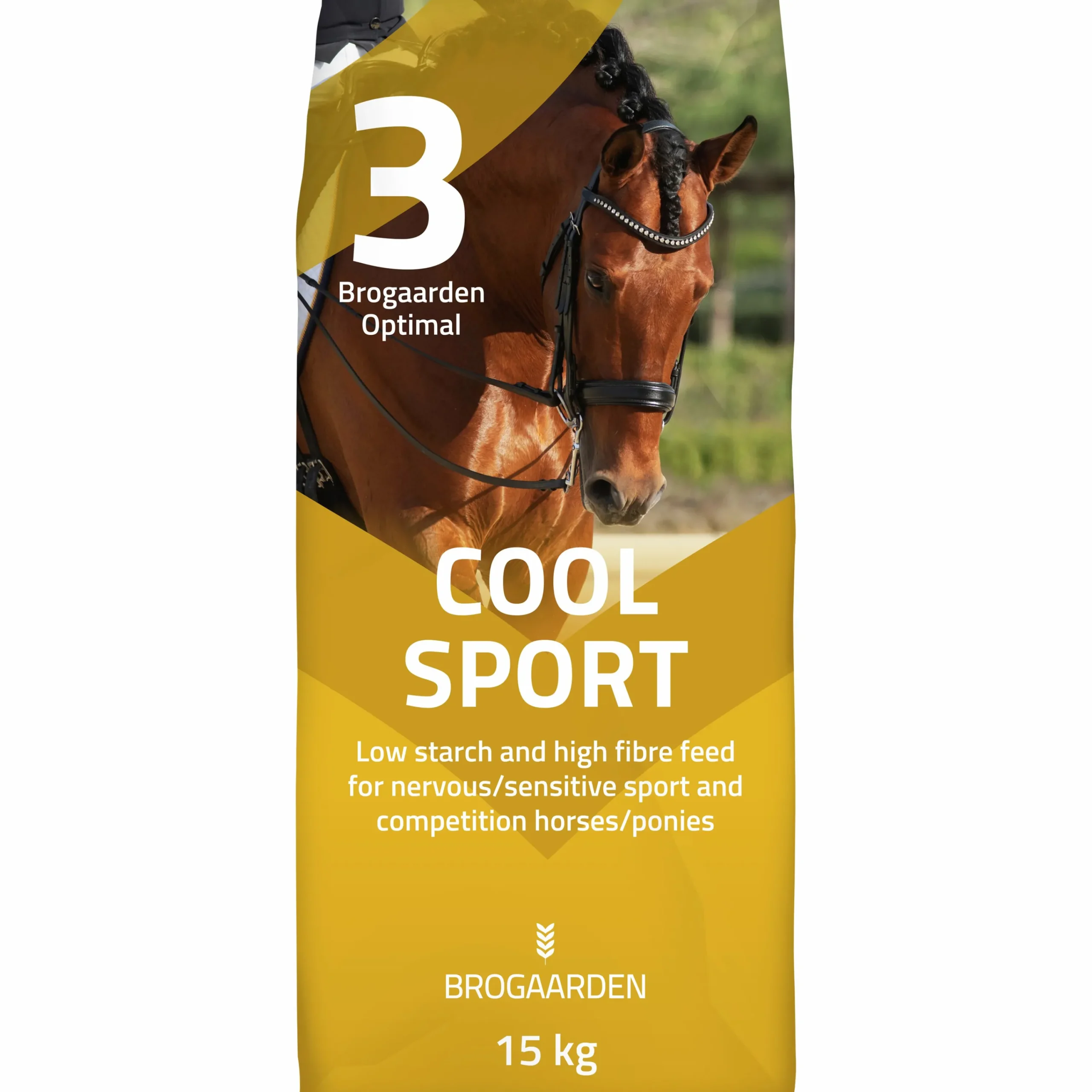 Hästfoder Optimal 3 Cool Sport 15kg>Brogaarden New