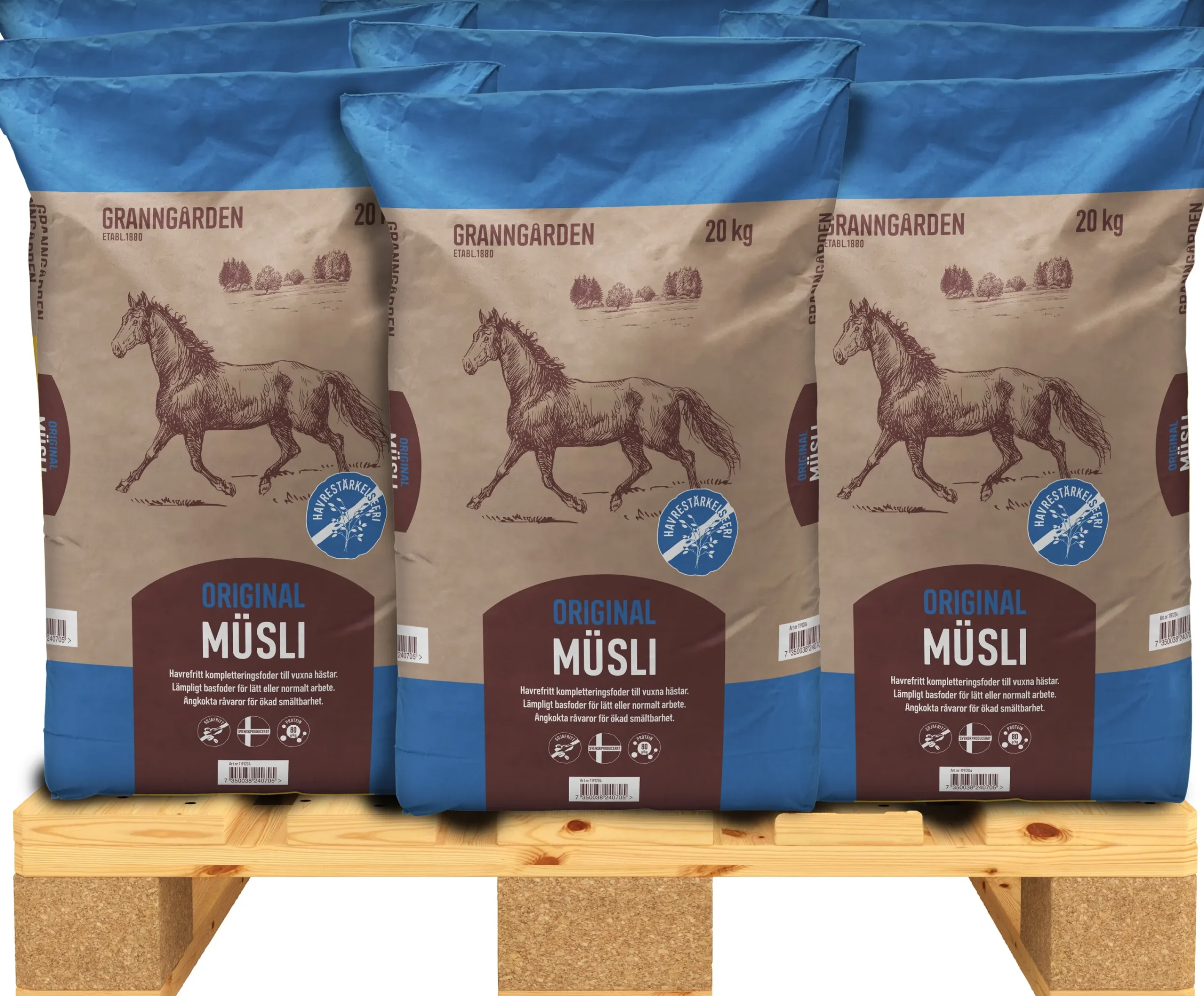 Hästfoder Original Müsli 20kg>Granngården Clearance