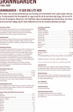 Hästfoder Original Müsli 20kg><noscript><img width=