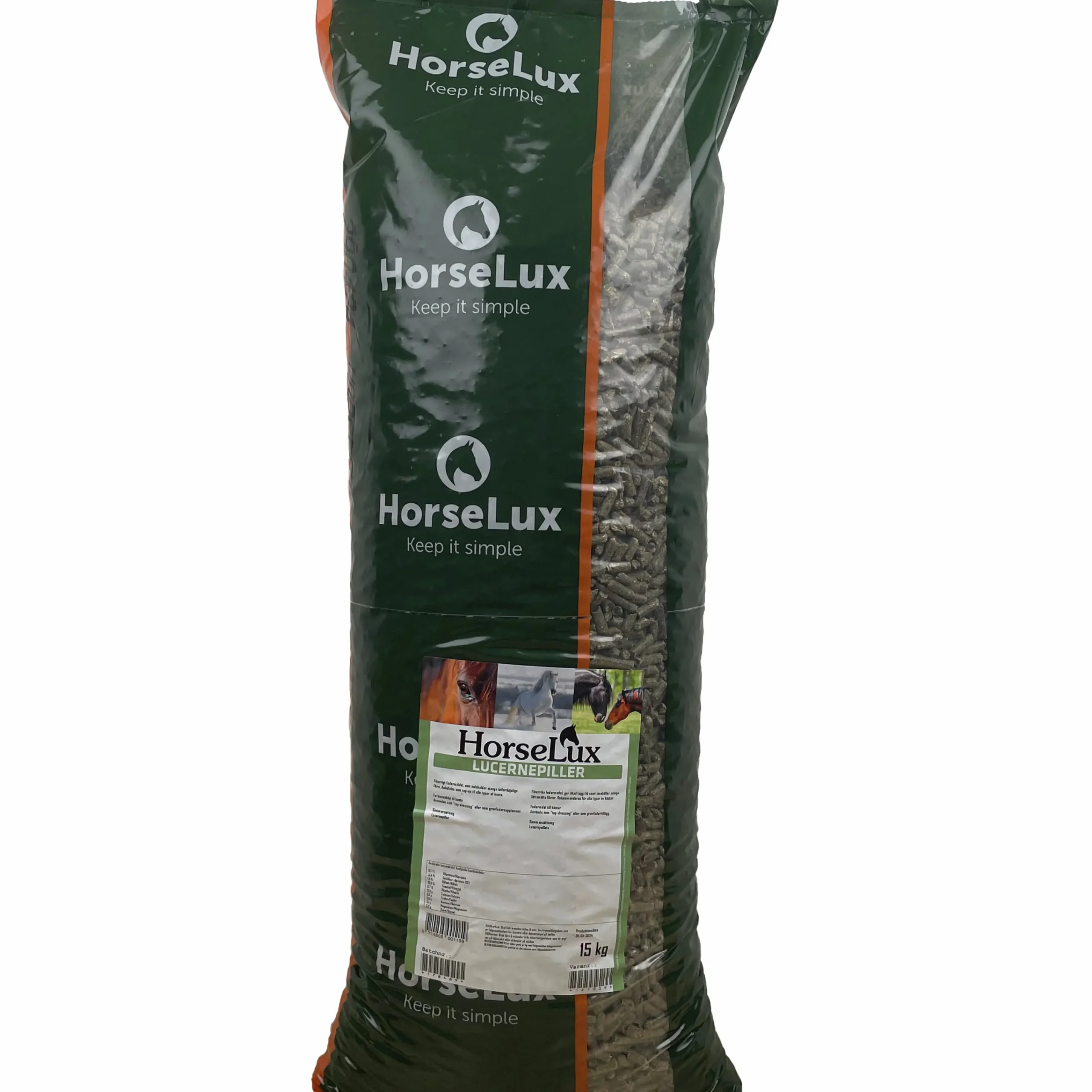 Hästfoder Lucerne Pellets 15kg>HorseLux Sale