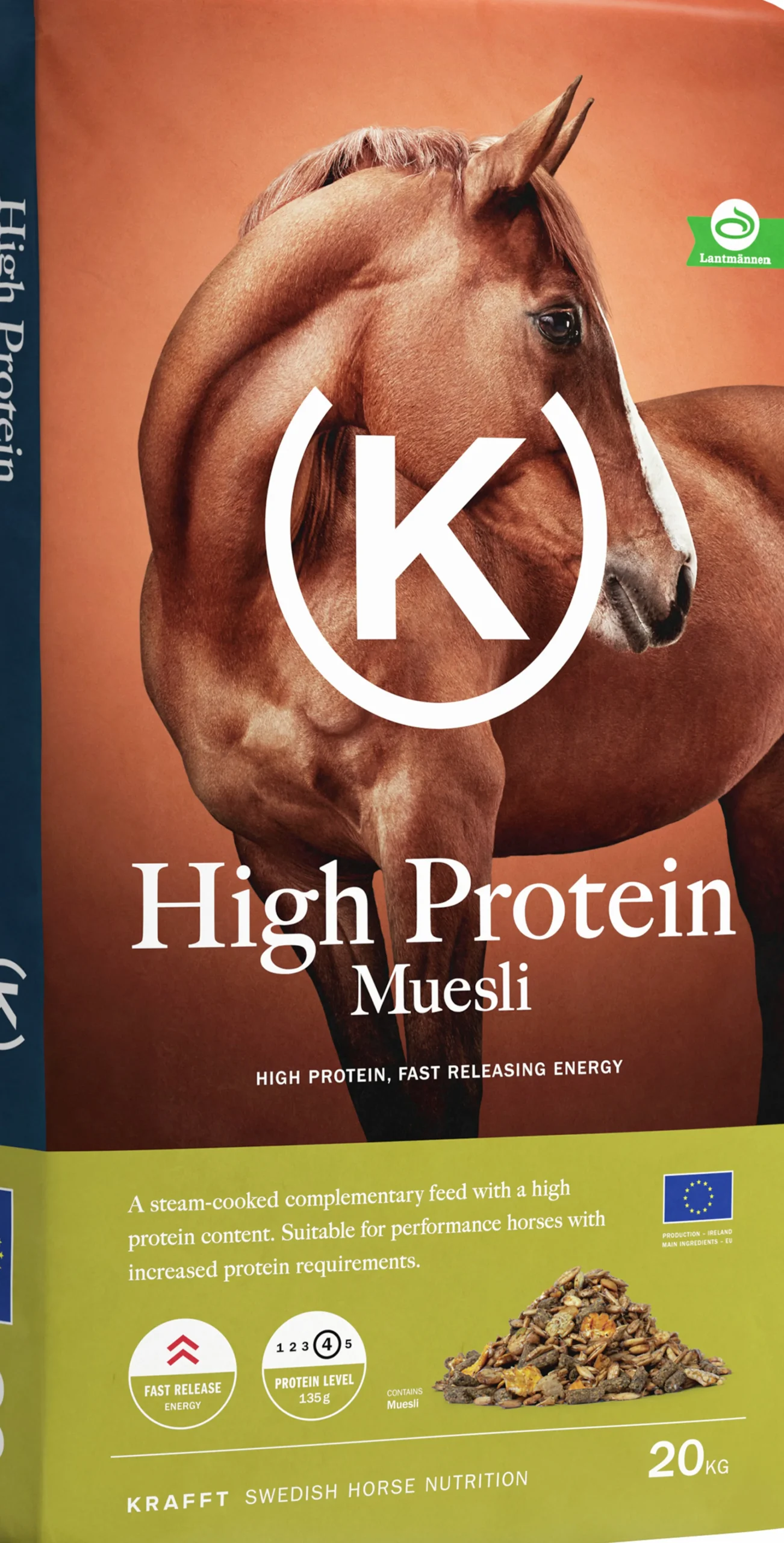 Hästfoder High Protein Muesli 20kg>Krafft Discount