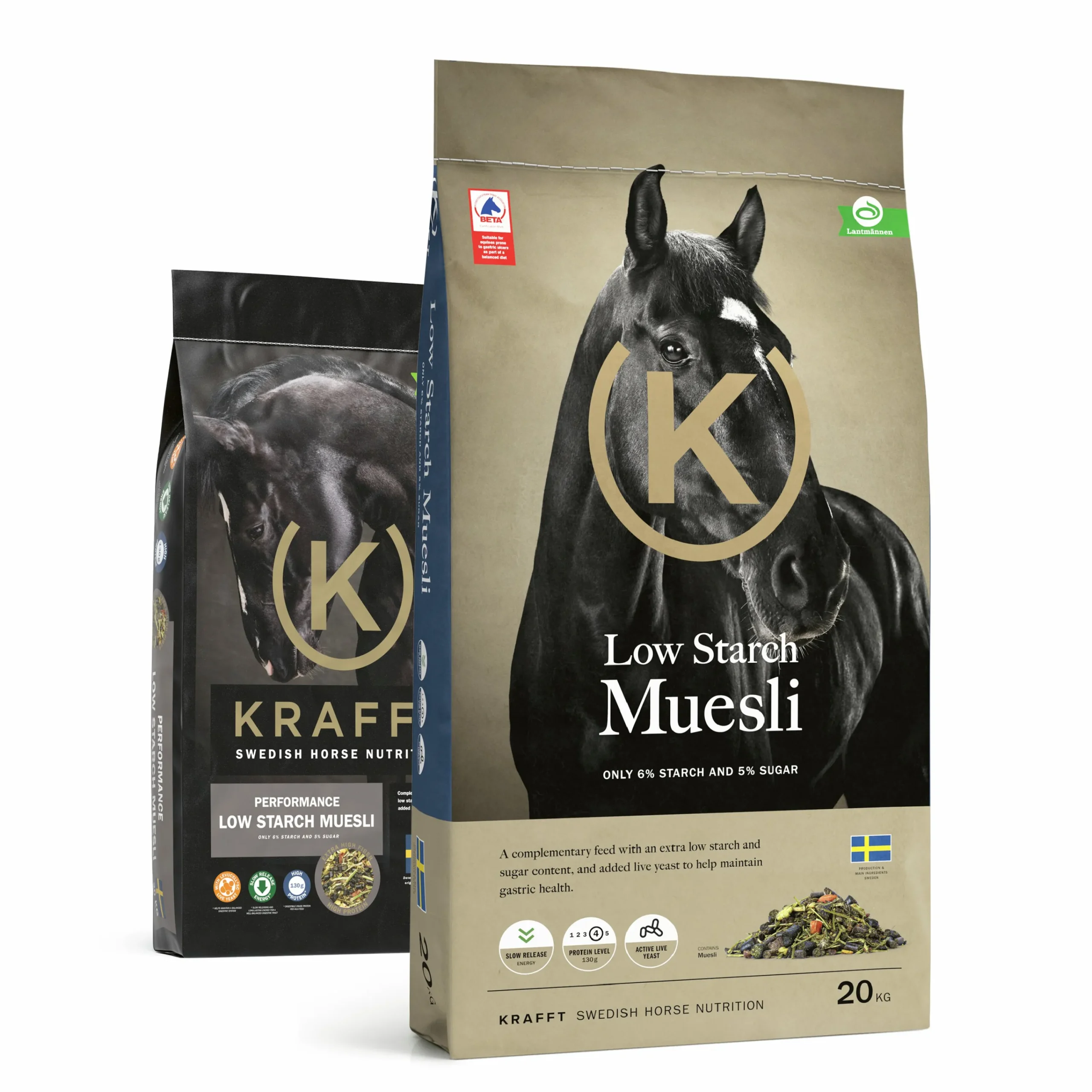 Hästfoder Low Starch Müsli 20kg>Krafft Outlet