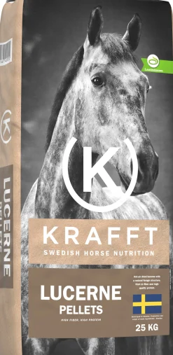 Hästfoder Lucerne Pellets 25kg>Krafft Online