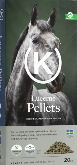 Hästfoder Lucern Pellets 20kg>Krafft New