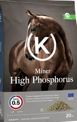 Hästfoder Miner High Phosphorus Pellets 20kg>Krafft Best