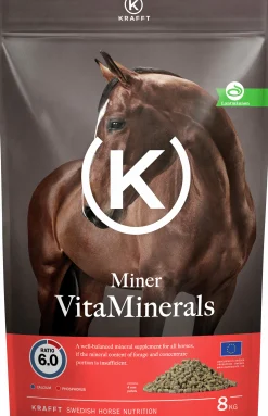 Hästfoder Miner Vitaminerals Pellets 8kg>Krafft Discount