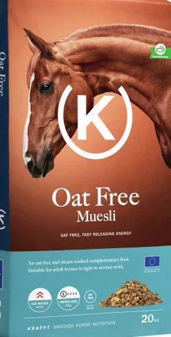 Hästfoder Oat Free Muesli 20kg>Krafft