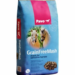 Hästfoder Grain Free Mash 15kg>Pavo Hot