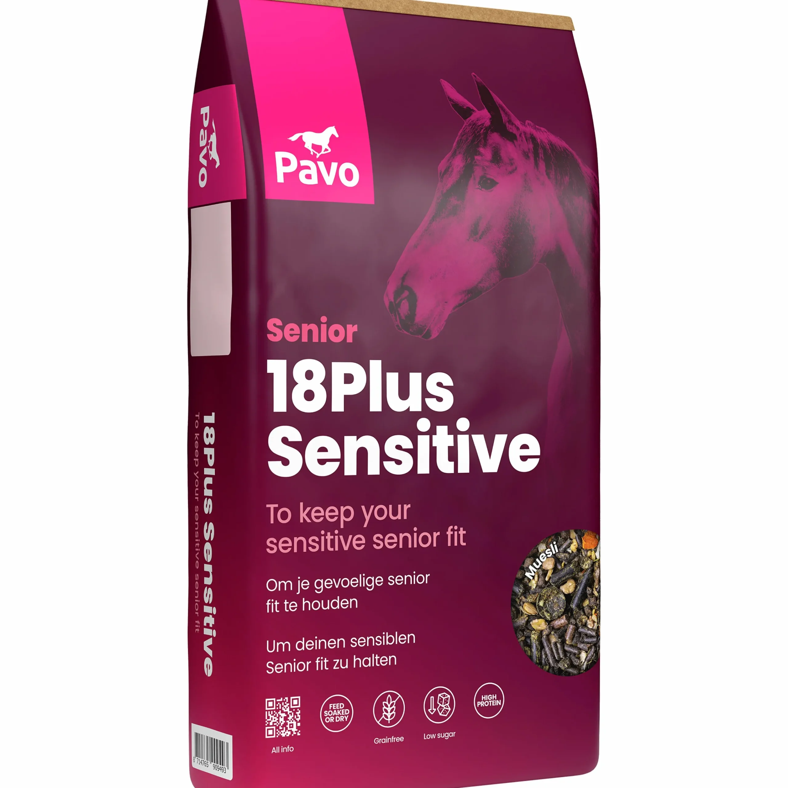 Hästfoder 18Plus Sensitive 15kg>Pavo Outlet