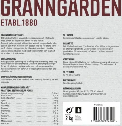 Hästgodis Äpple/Päron 2kg>Granngården