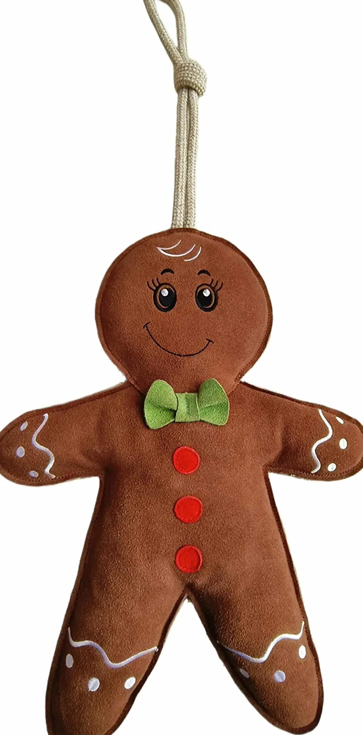Häst- & Hundleksak Pepparkaksgubbe Mocka 35,5x27cm>Hansbo Sport Clearance