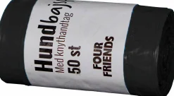 Hundbajspåsar Four Friends Med knythandtag Svart 50-p>FourFriends Clearance