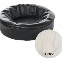 Hundbädd Ortho Rund Svart 50cm><noscript><img width=