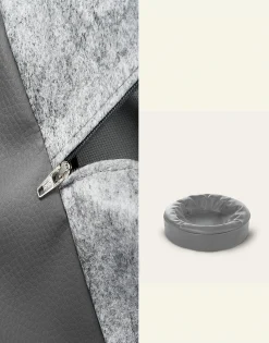 Hundbädd Rund Grå 50cm>Bia bed Online