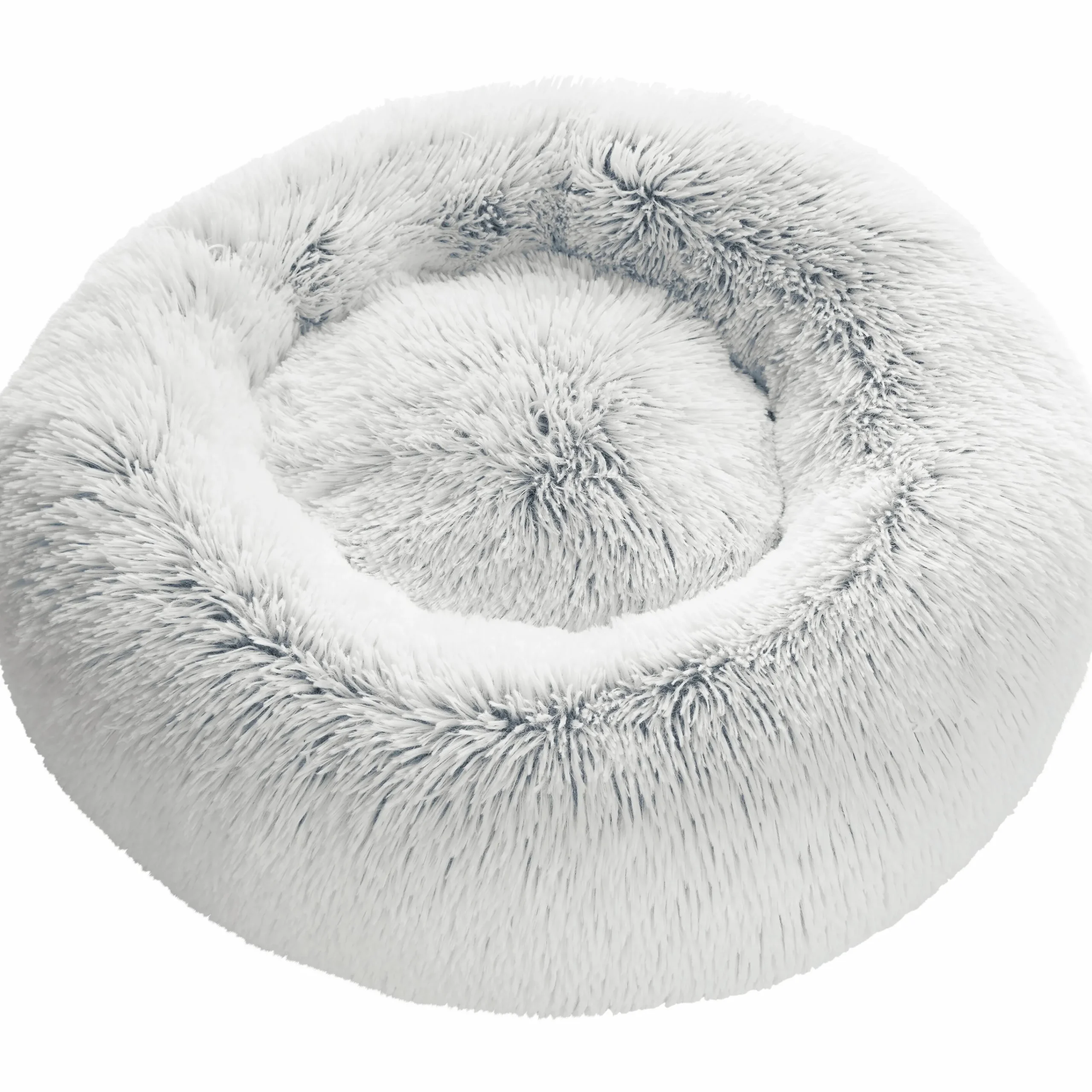 Hundbädd Loppa Donut Fluffig Vit 60cm>Hunter Clearance