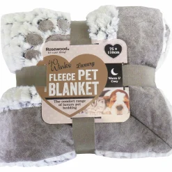 Hundfilt Luxury Fleece Grå 100x75cm>Rosewood Discount