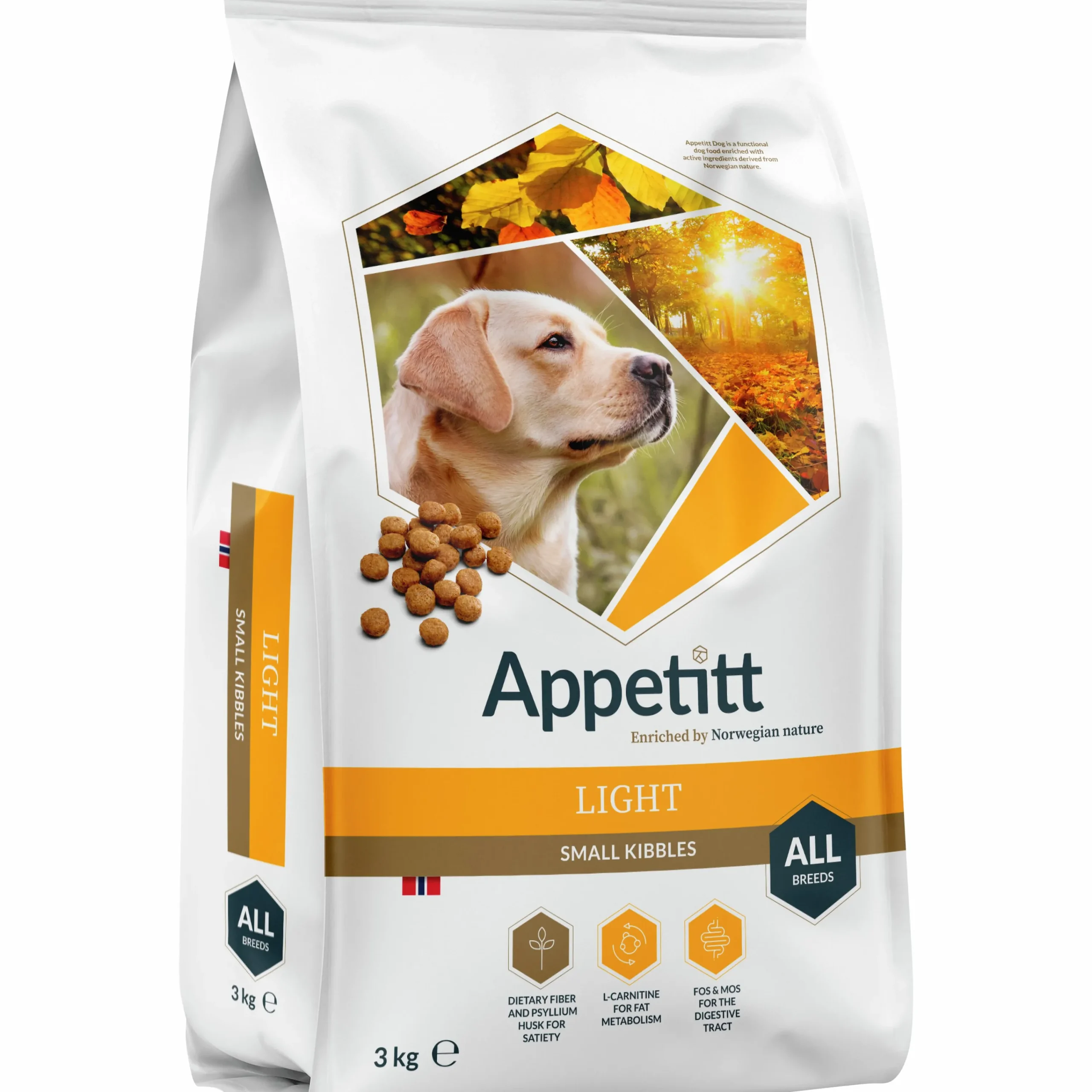 Hundfoder Light 3kg>Appetitt Clearance