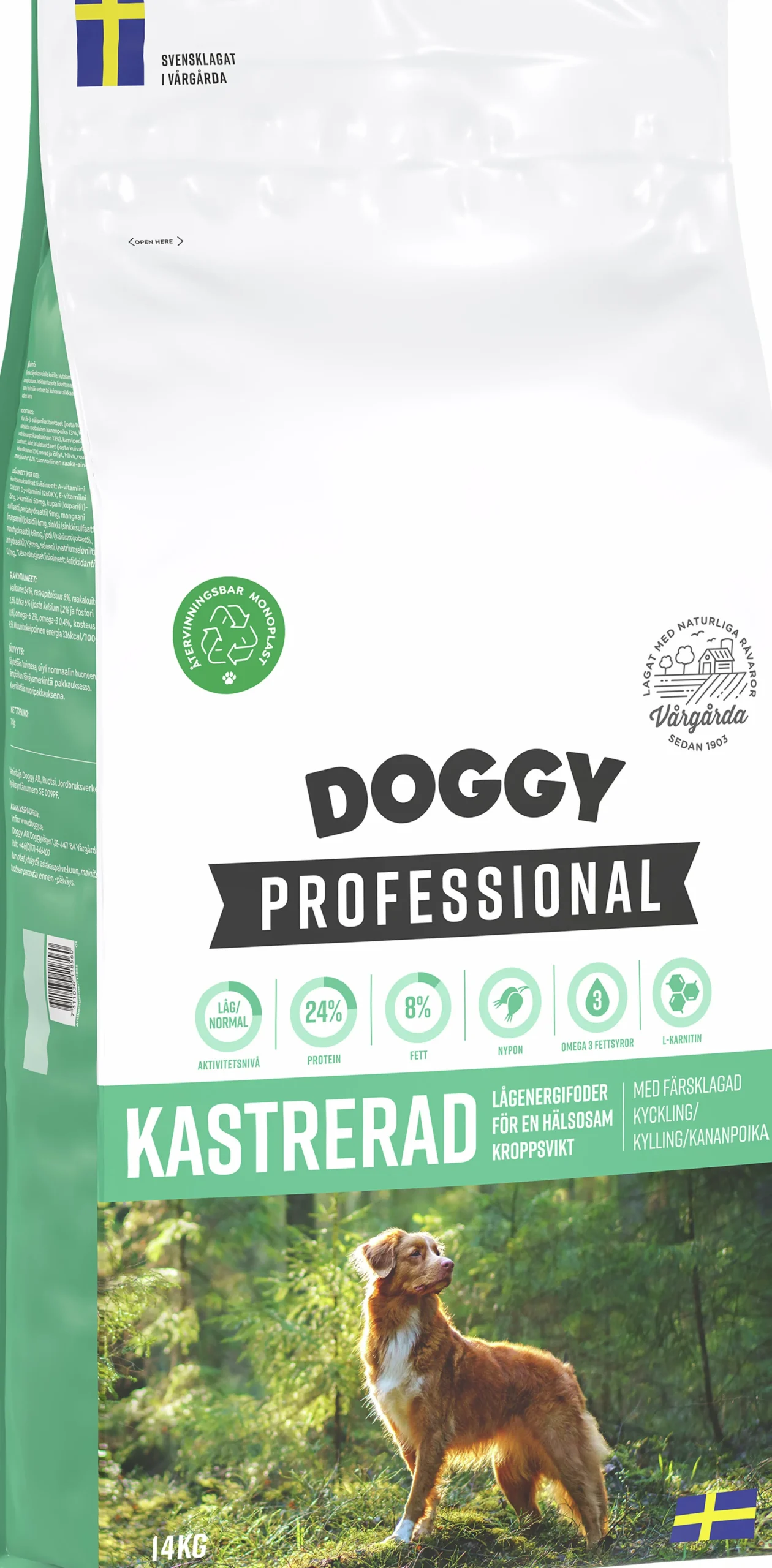 Hundfoder Kastrerad>Doggy Professional New