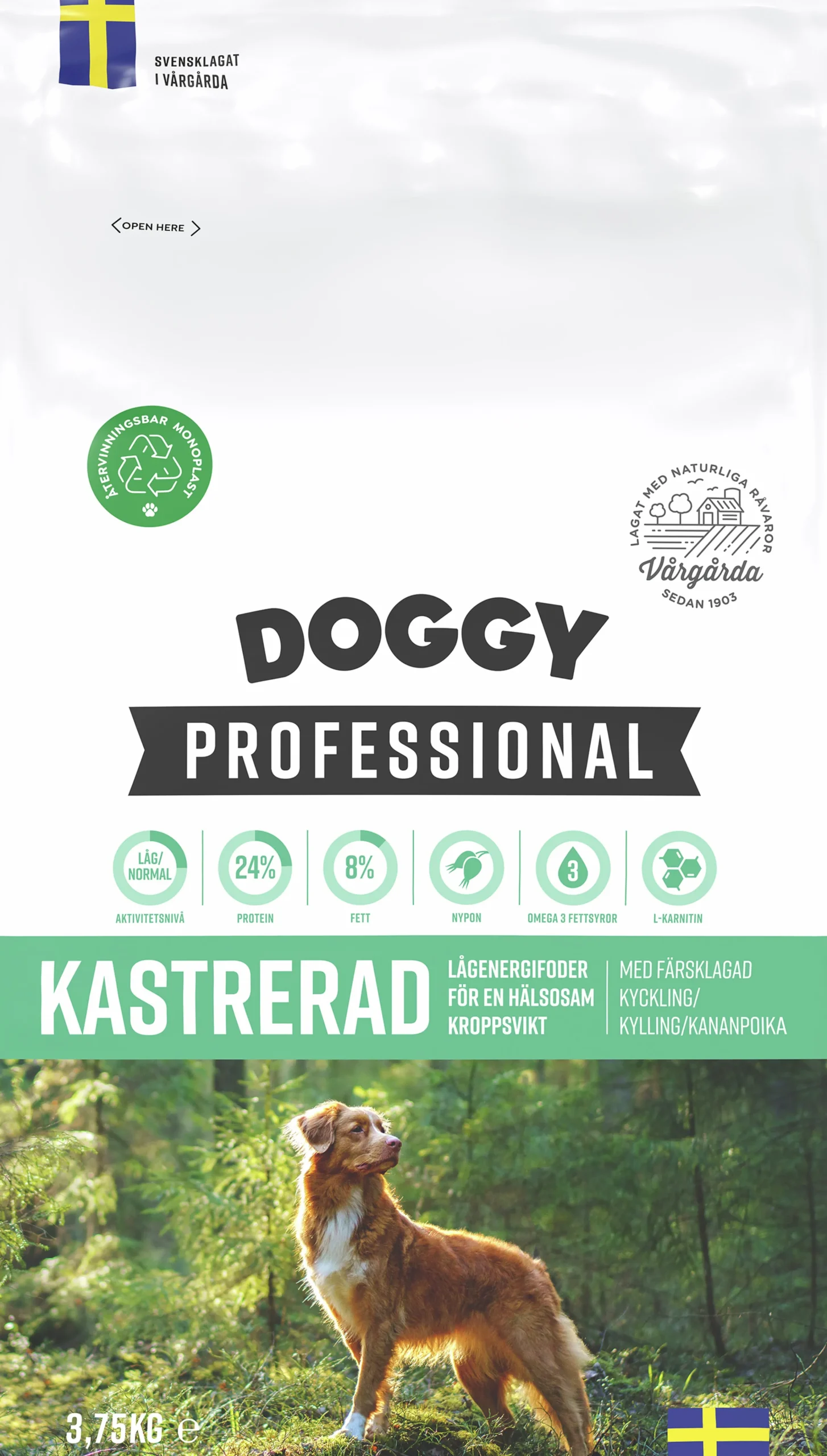 Hundfoder Kastrerad>Doggy Professional New