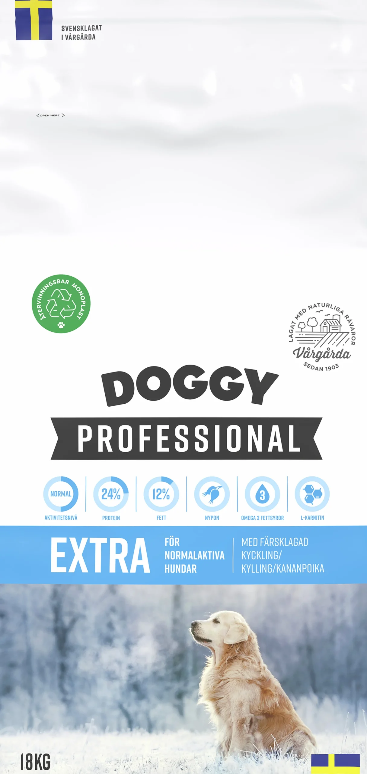 Hundfoder Extra>Doggy Professional New