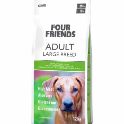 Hundfoder Four Friends Adult L Chicken & Rice 12kg>FourFriends