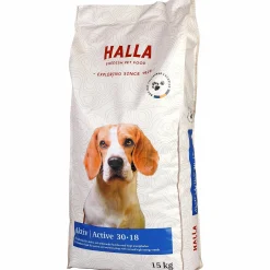 Hundfoder Halla Aktiv 15kg>Halla Petfood