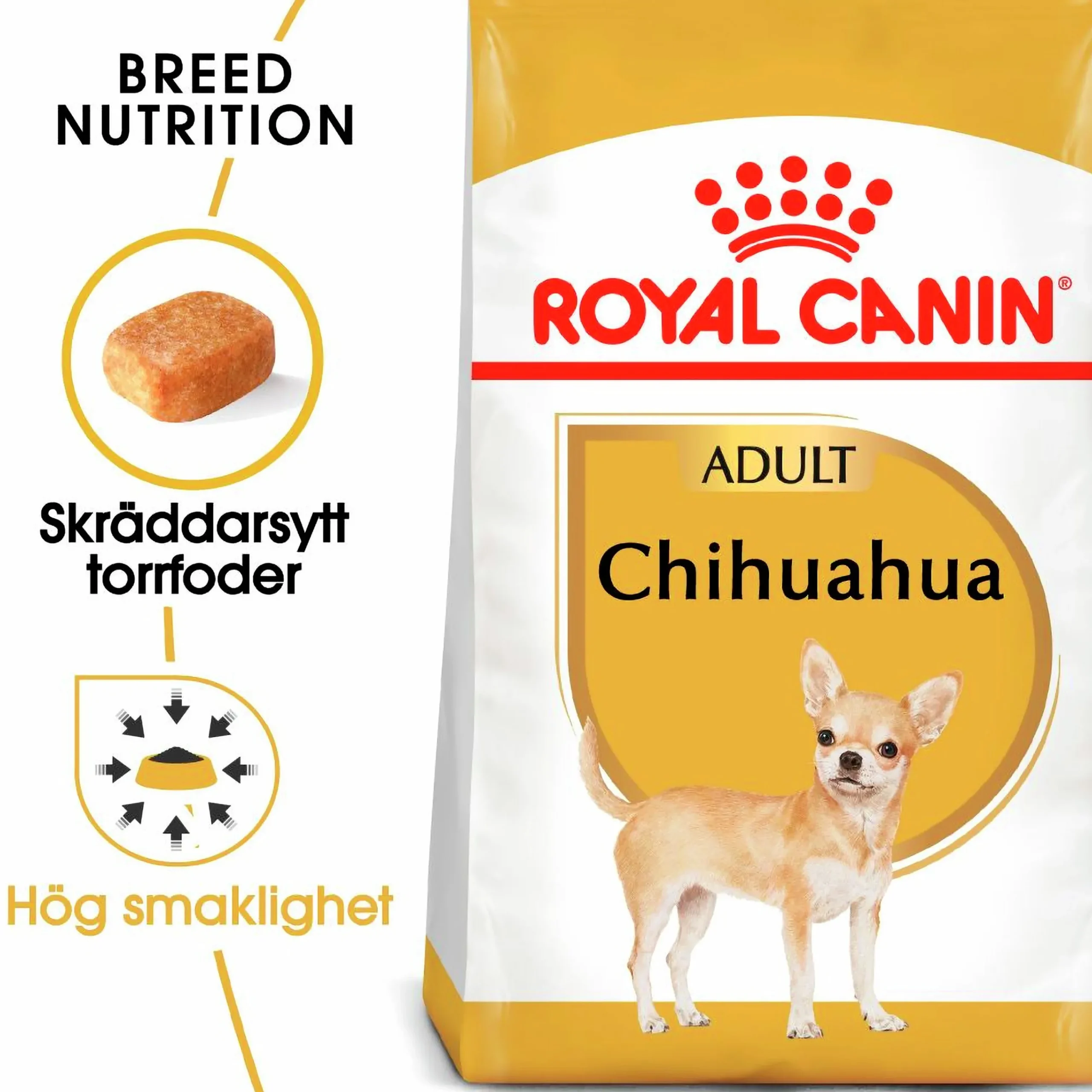 Hundfoder Chihuahua Adult 3kg>Royal Canin Online