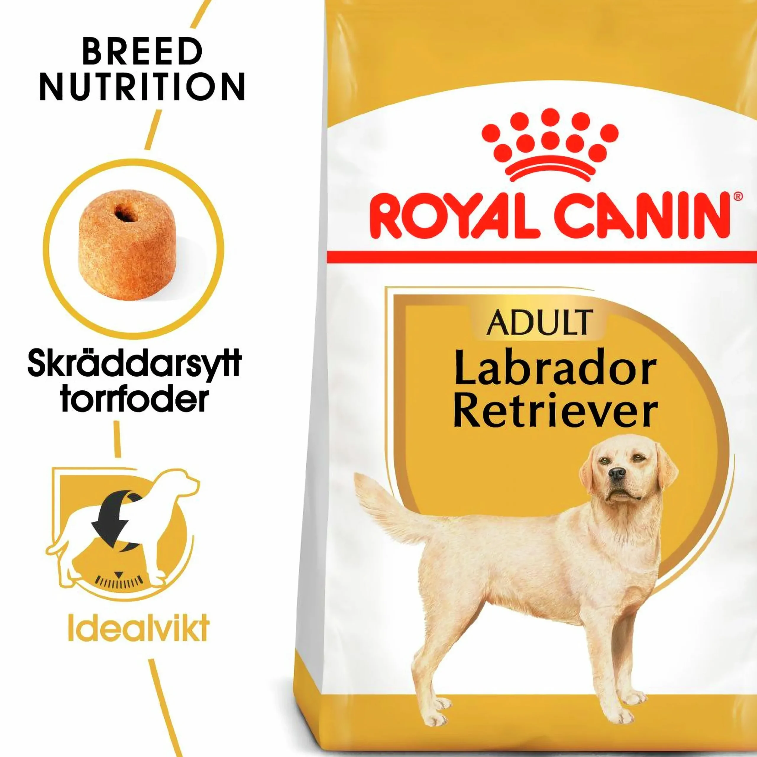 Hundfoder Labrador Retriver Adult 12kg>Royal Canin New