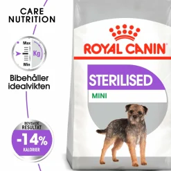 Hundfoder Sterilised Mini Adult 3kg>Royal Canin Hot