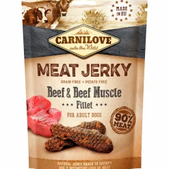 Hundgodis Meat Jerky Beef & Beef Muscle 100g>Carnilove Online