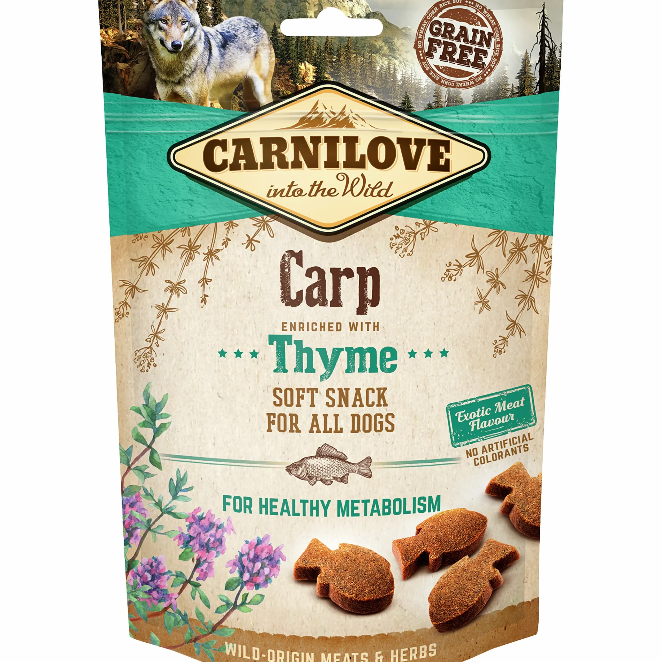 Hundgodis Semi Moist Snack Karp 200g>Carnilove Best