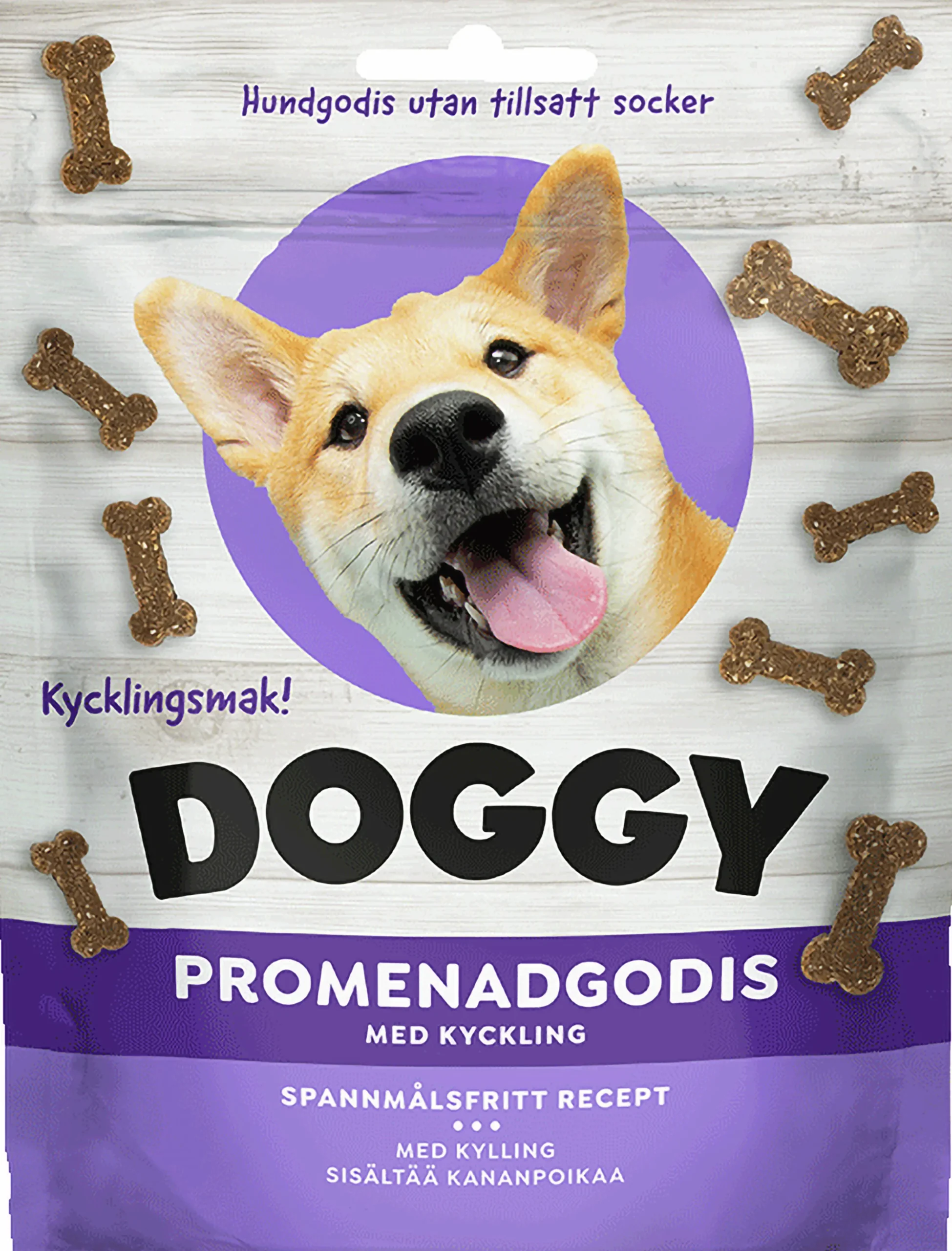 Hundgodis Promenadgodis Kyckling 150g>Doggy Hot